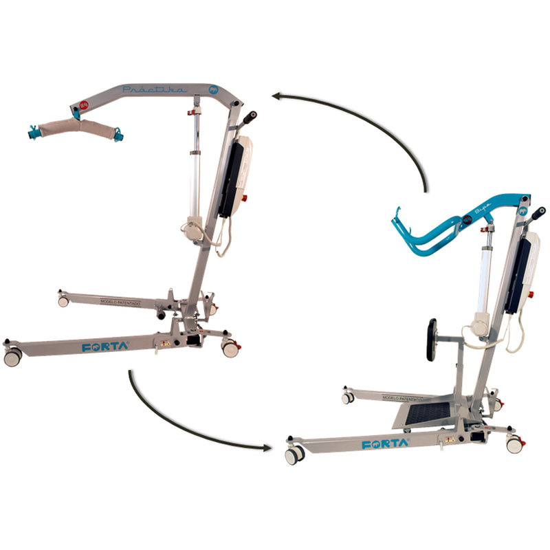 Grúa 2 en 1 – elevación y bipedestación